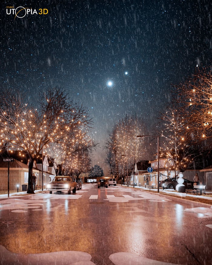 Example of a night render