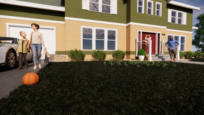 Revit default grass material