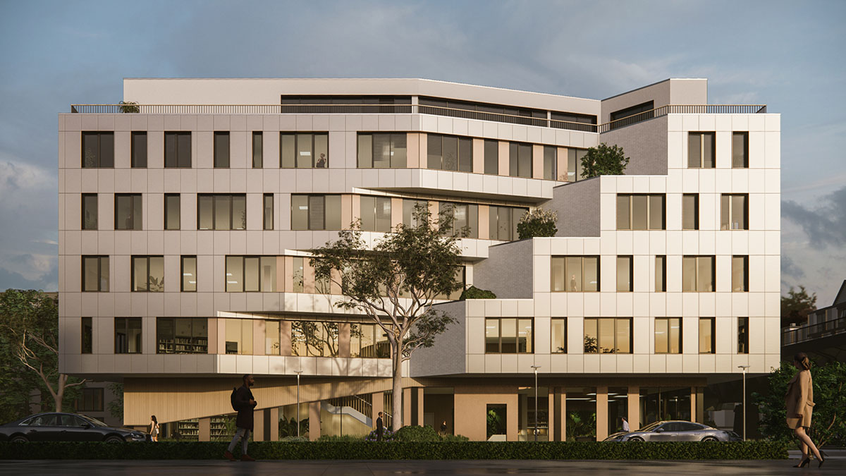 Modern Building rendered in Enscape