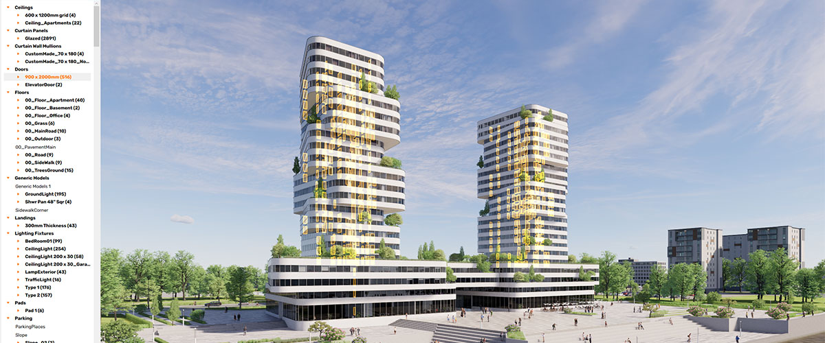BIM information in Enscape