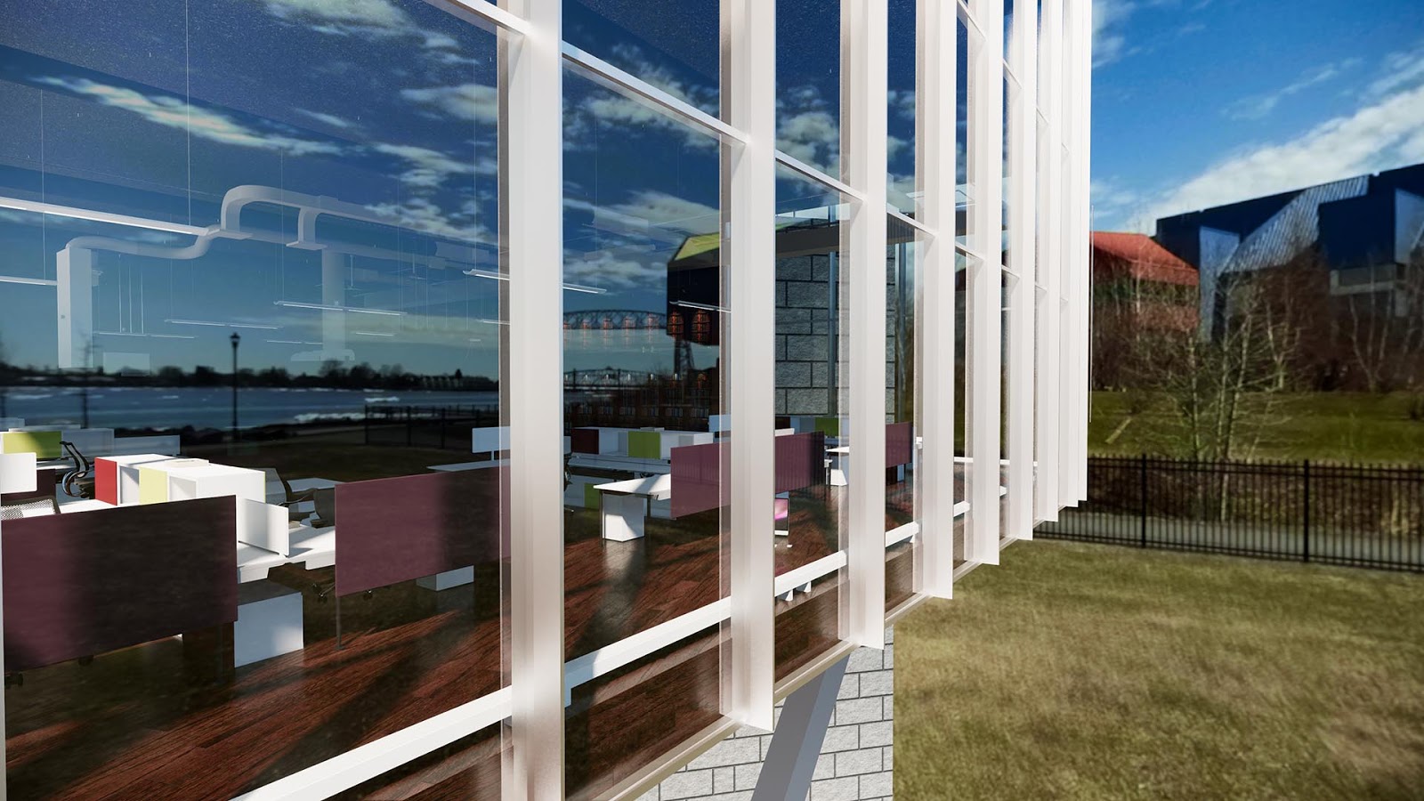 Skybox Reflection in Glazing