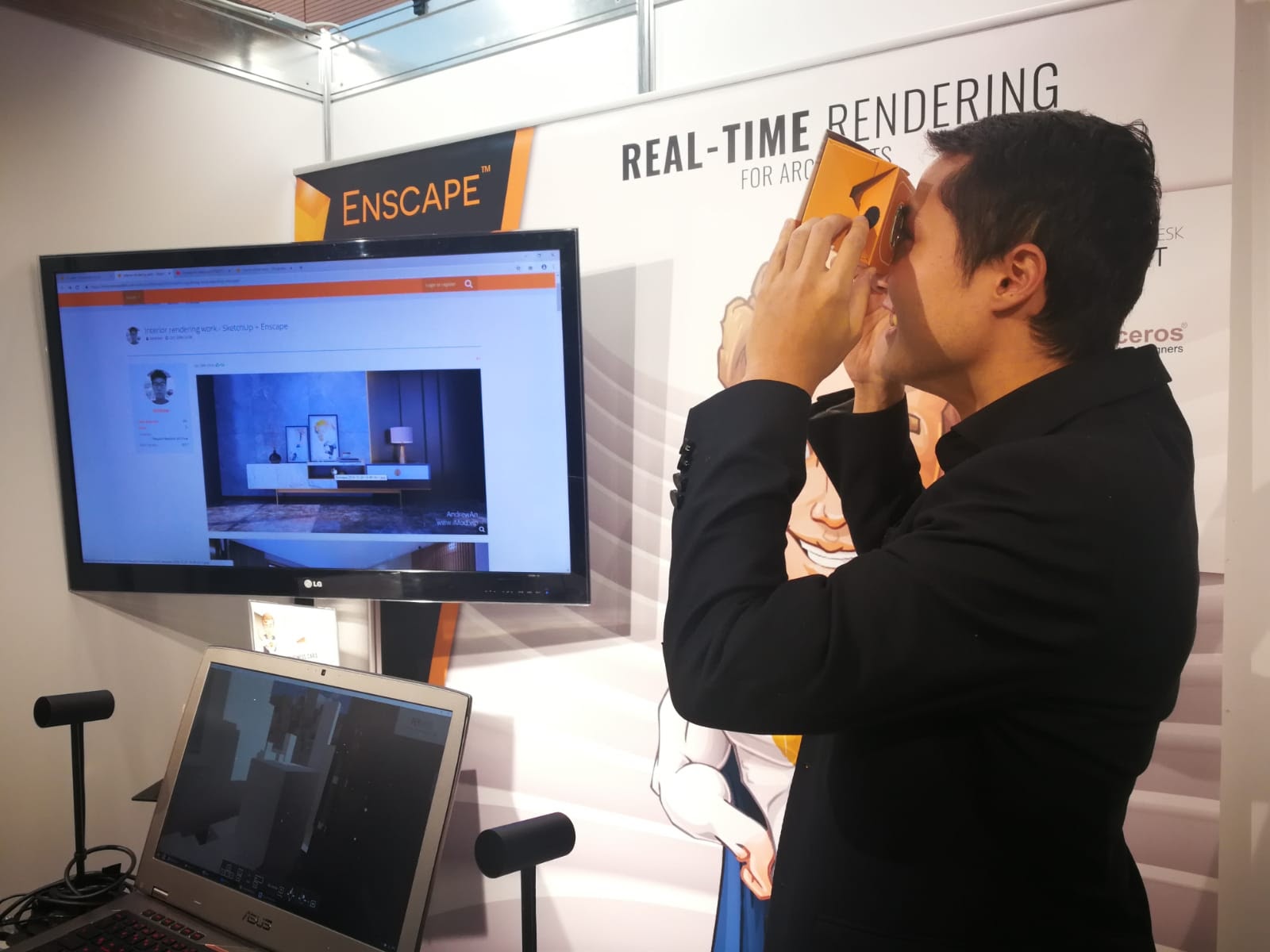 Provide a VR-like experience without the hardware; just pack your phone and your cardboard device!