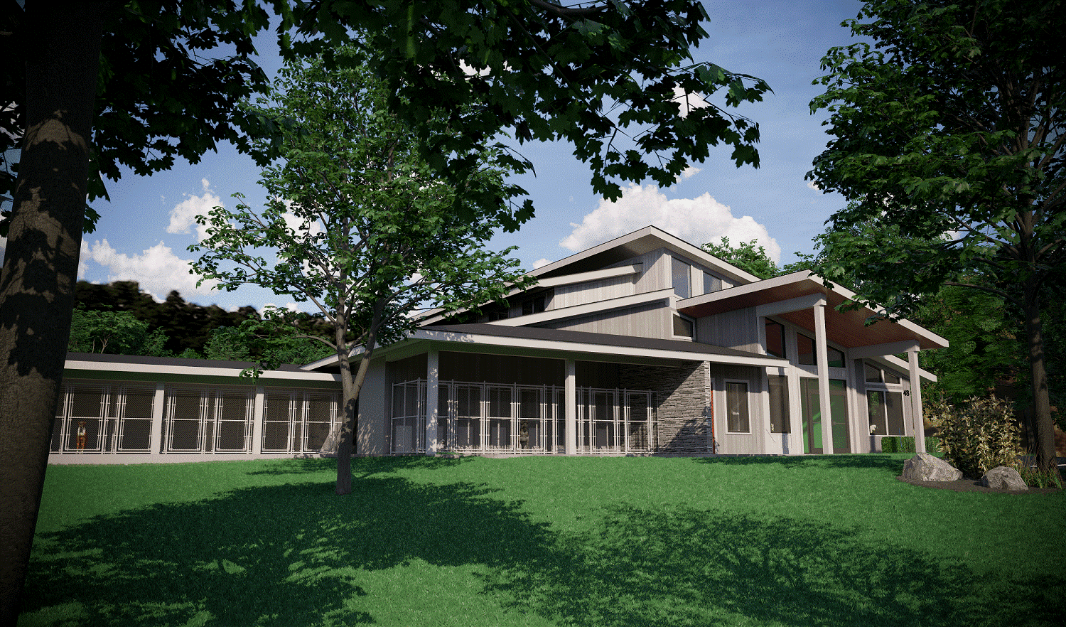 Enscape Rendering of the Proposed Facility