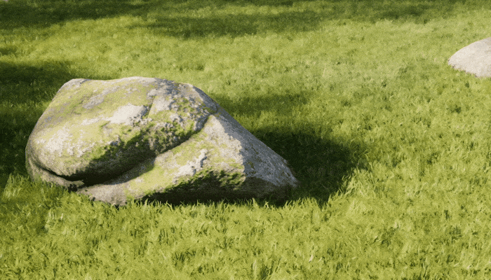 Animated grass