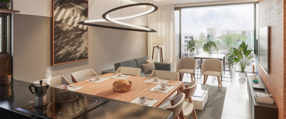 Rendered scene for marketing material in Enscape